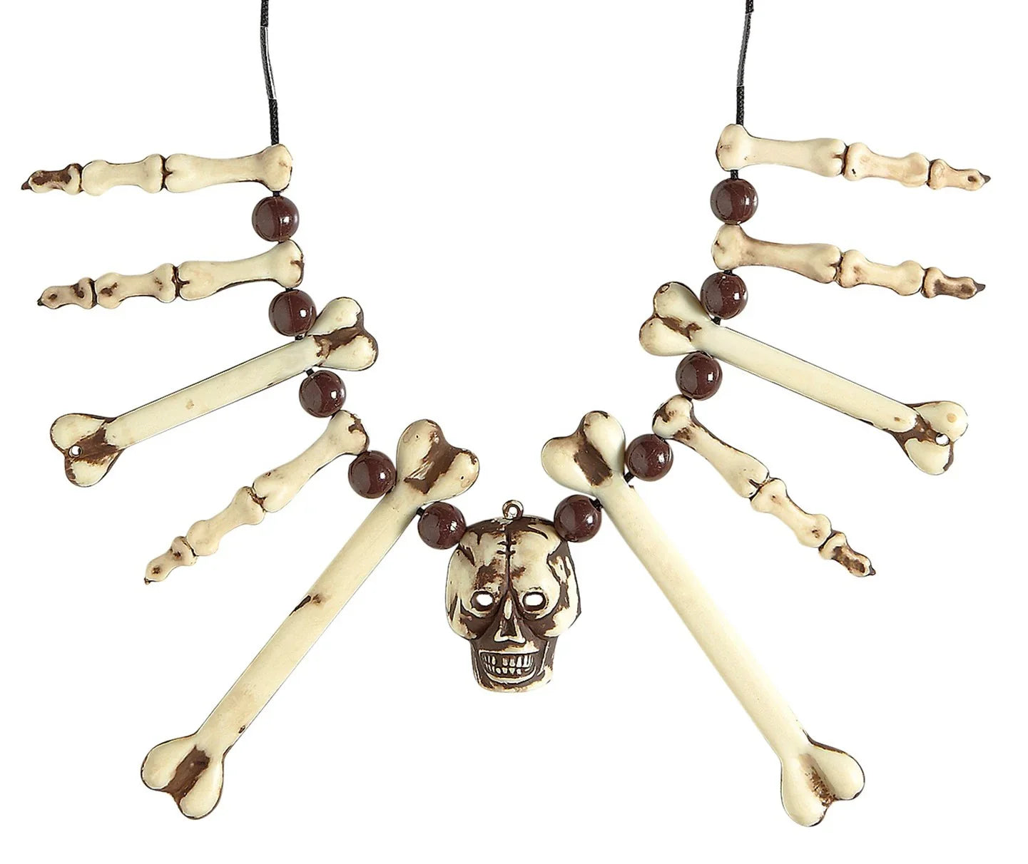 Collar con Huesos y Calavera Complementos Trogloditas y Cavernícolas Widmann