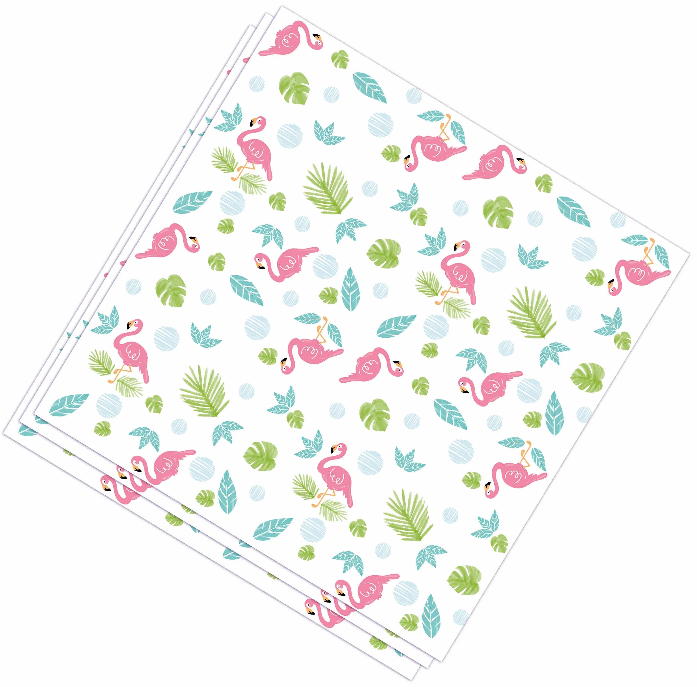 Pack de 12 Servilletas de Flamencos Rosas Decoración y Menaje Verano Guirca