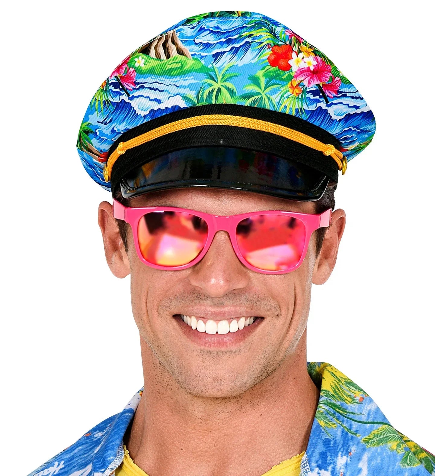 Gorra Hawaiana de Capitán de Barco Complementos Hawaianos Widmann