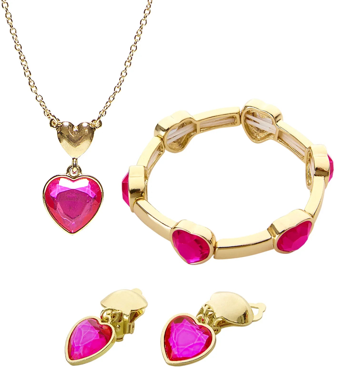 Collar, Pendientes y Pulsera de Princesa para Niña Complementos Princesas Widmann