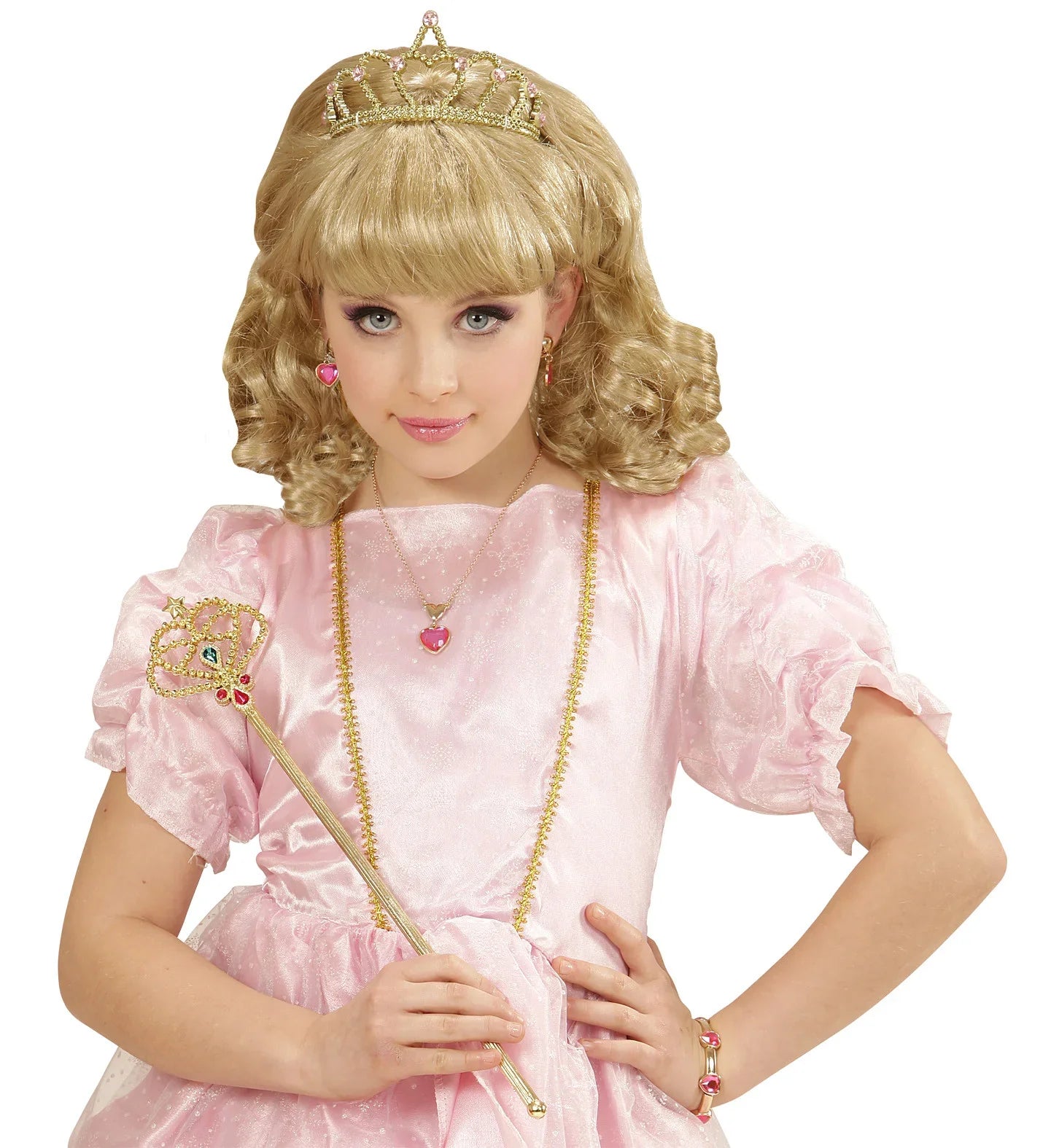 Collar, Pendientes y Pulsera de Princesa para Niña Complementos Princesas Widmann