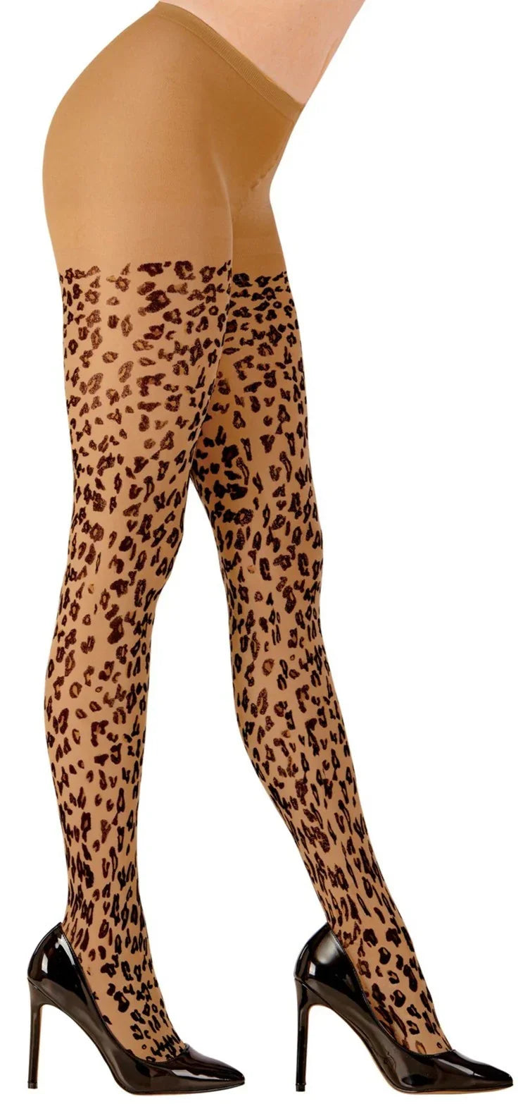 Panties Marrones de Leopardo para Adulto Medias y Pantys Widmann