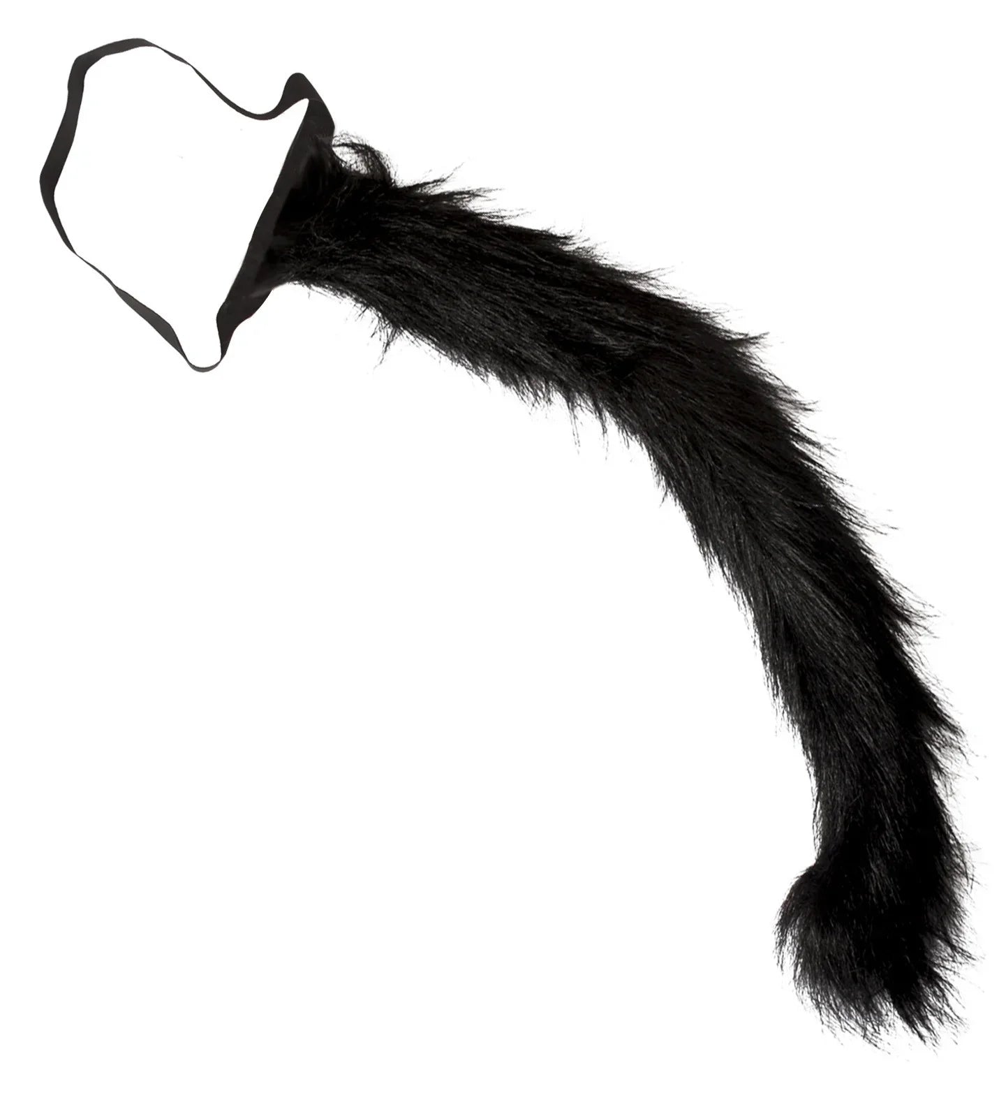 Cola de Gato Negra de Peluche Moldeable Complementos de Animales Widmann