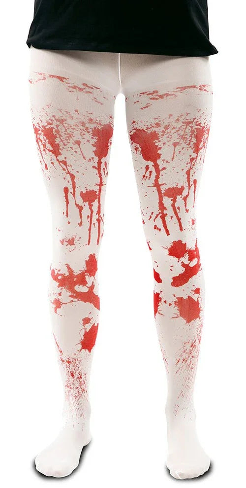 Pantys Blancos Sangrientos para Mujer Accesorios Halloween EuroCarnavales