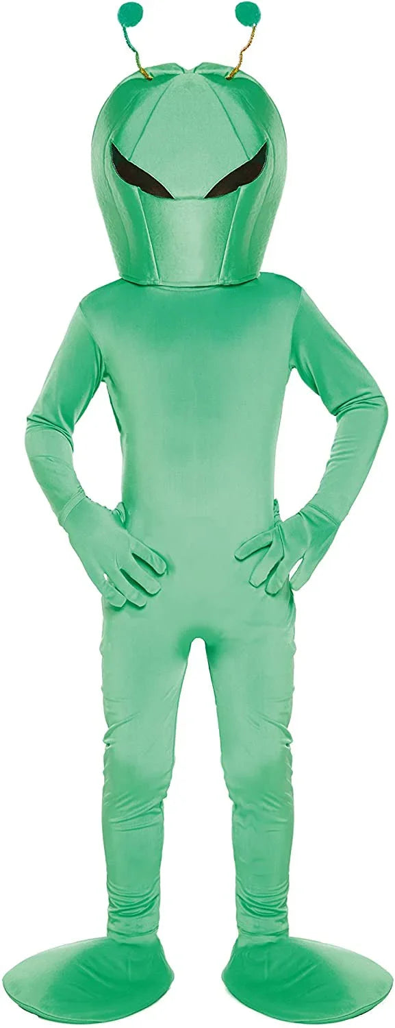 Disfraz de Alien con Cabeza Gigante Infantil Extraterrestres Harlequin
