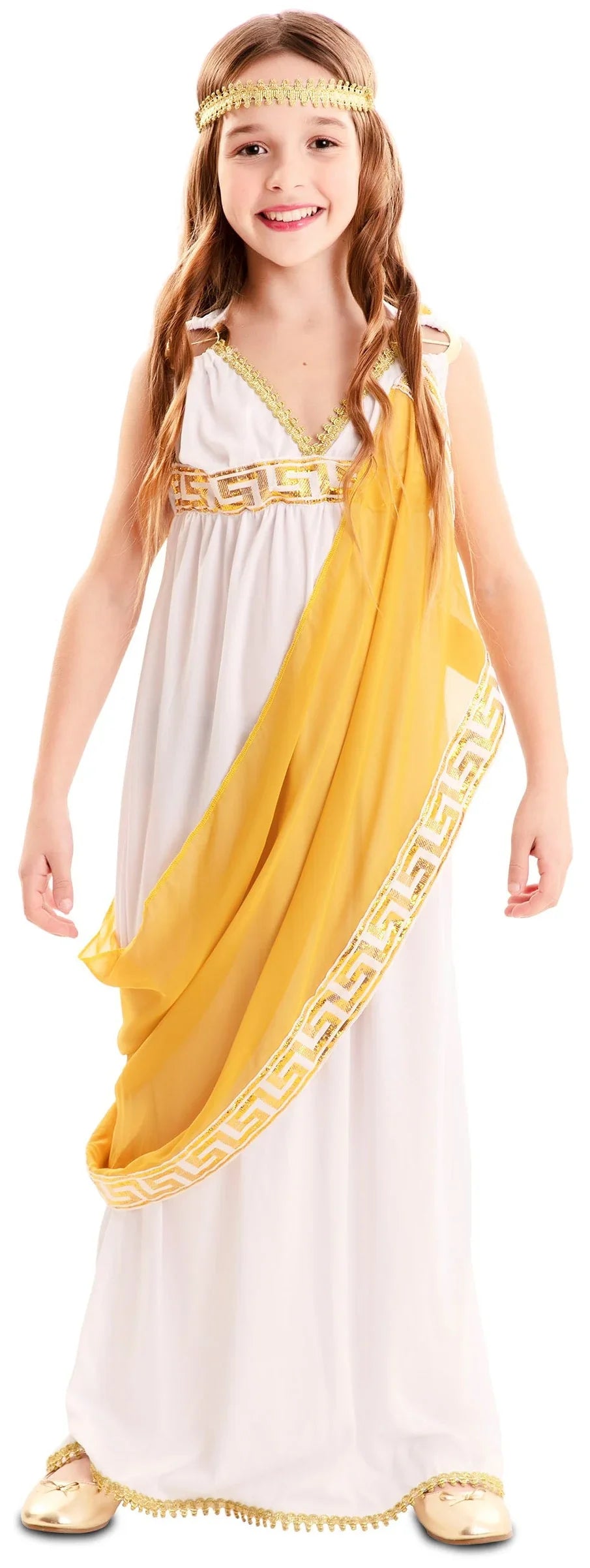 Disfraz de Dama Romana para Niña Romanos Infantiles EuroCarnavales