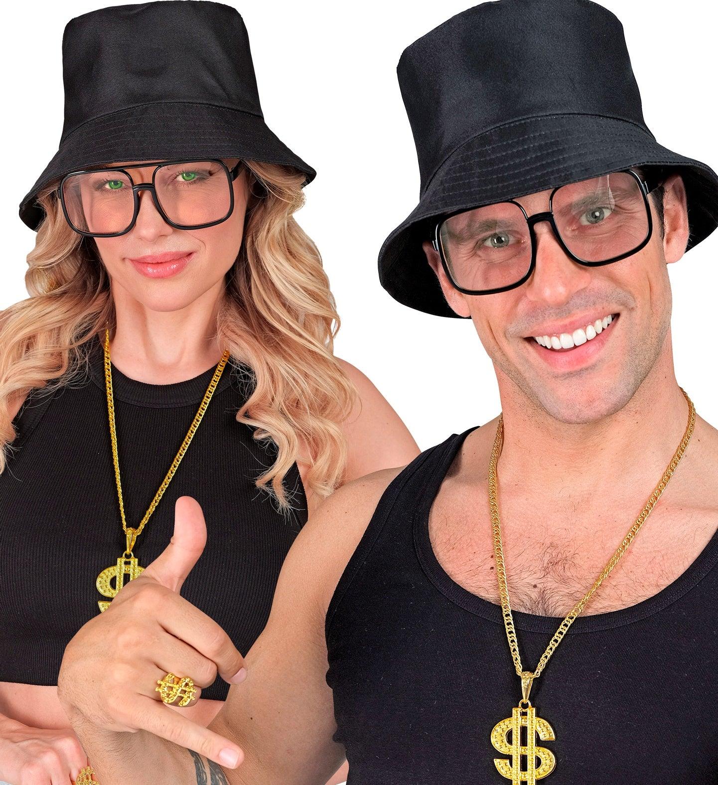 Gafas Aviador Cuadradas Negras con Lentes Transparentes Gafas Widmann