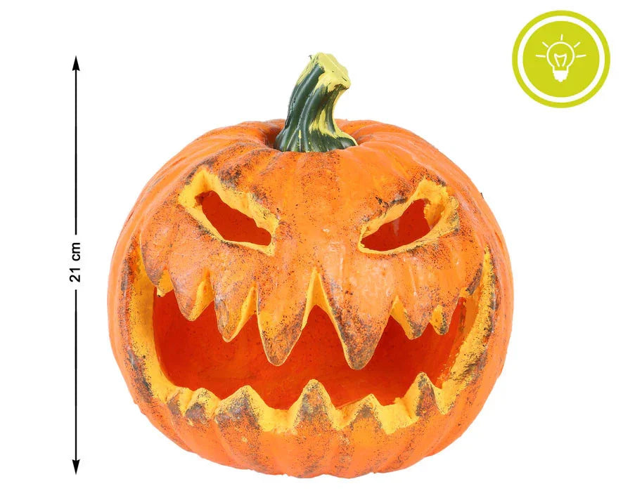 Calabaza de Decoración para Halloween con Luz Calabaza Atosa