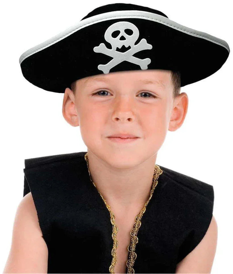 Sombrero Pirata para Niño Complementos Piratas Sustitución