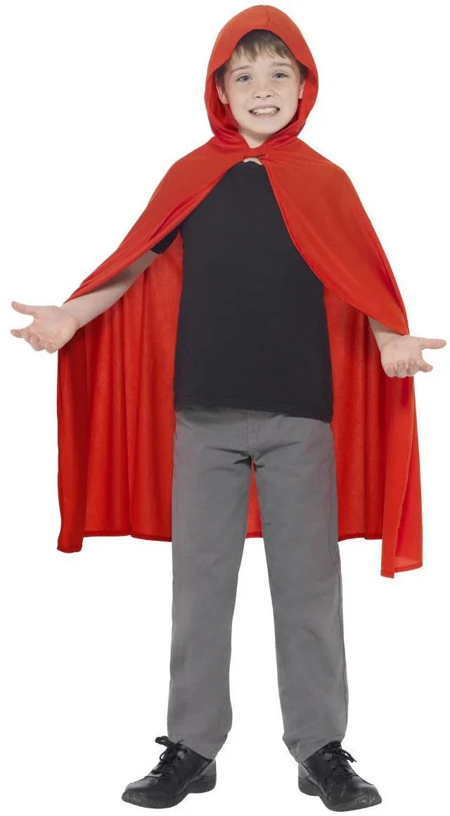 Capa con Capucha Roja Infantil Capas Smiffys