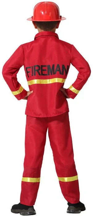 Disfraz de Bombero Rojo para Niño Bomberos Infantiles Atosa
