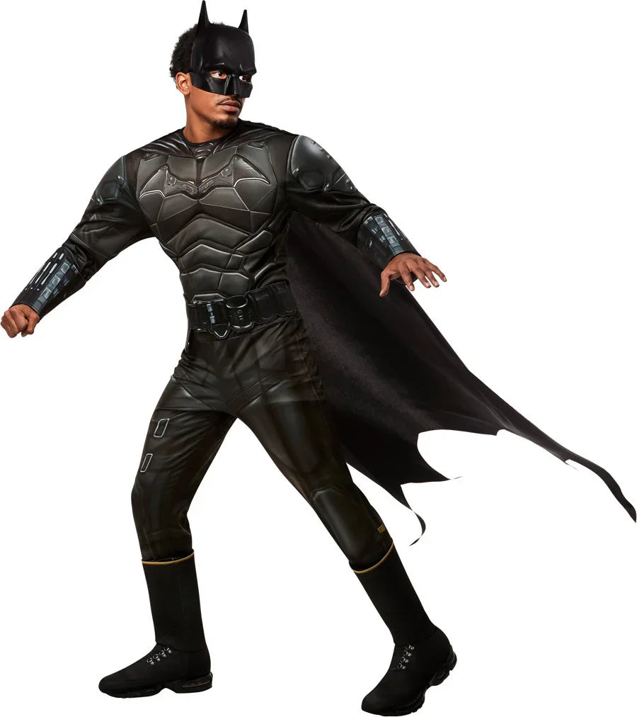 Disfraz de Batman Negro Musculoso para Hombre Superhéroes Rubies