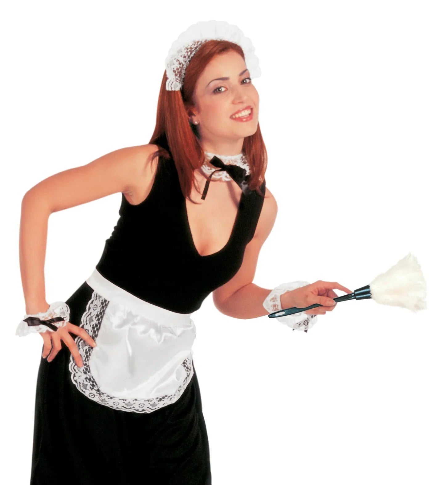 Kit de Sirvienta con Cofia, Collar, Puños, Falda y Delantal Sirvienta Widmann