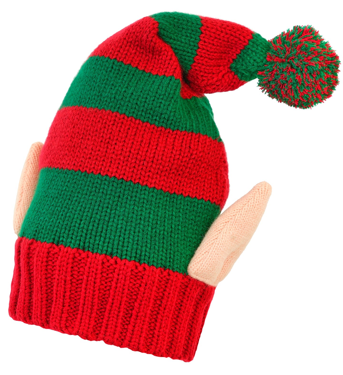 Chapeau d'elfe du Père Noël tricoté