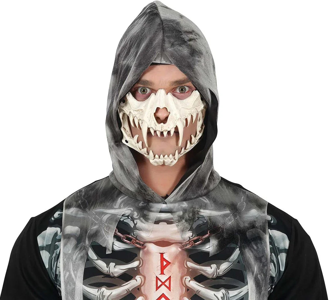 Máscara de Mandíbula Animal con Colmillos Máscaras Halloween Guirca