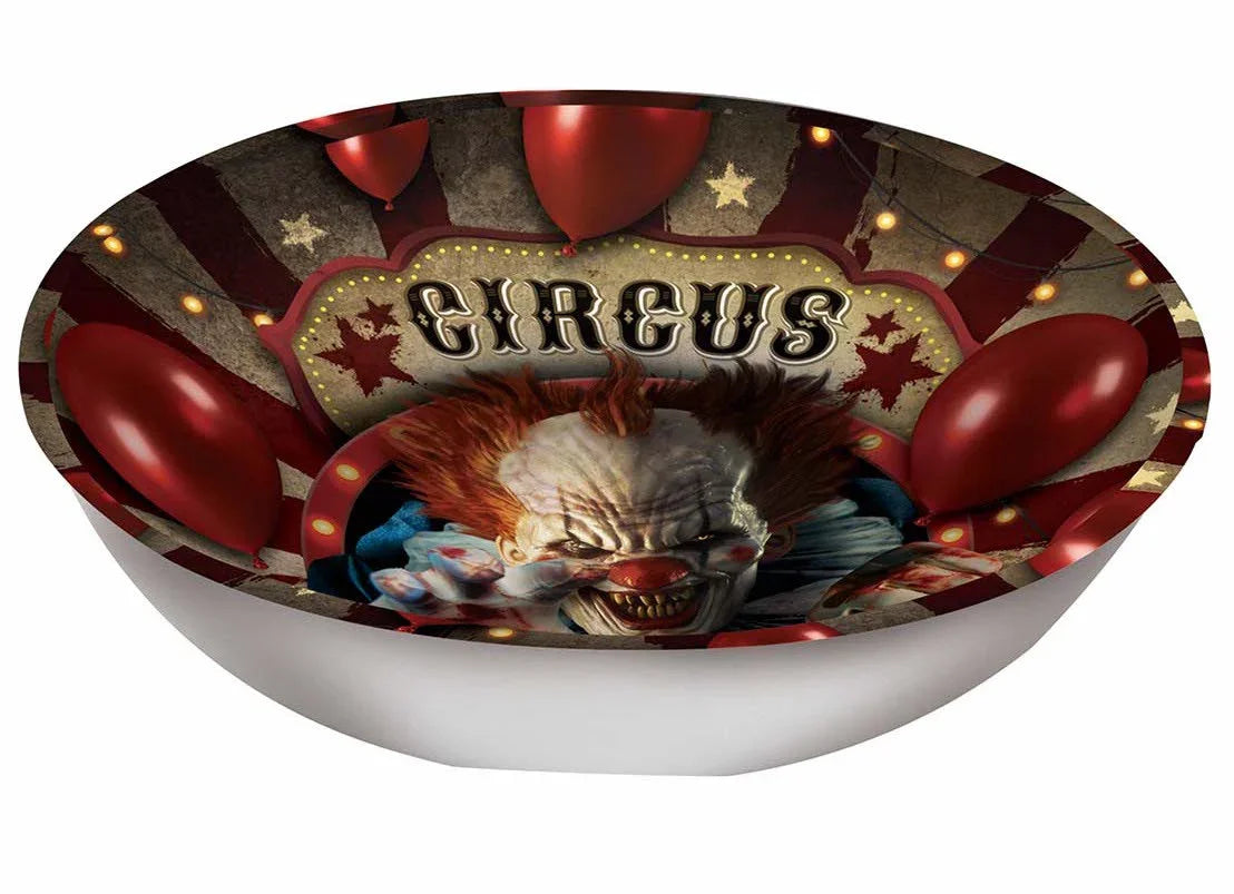 Bol de Circo Payaso Asesino Menaje Halloween Guirca