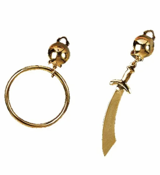 Parche Pirata con Pendientes Variados Complementos Piratas Widmann