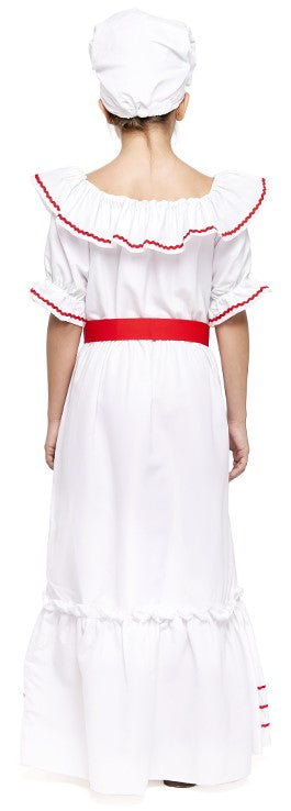 Disfraz de Cubana Tradicional Blanco para Niña