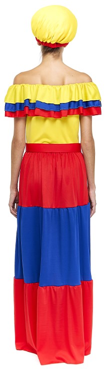 Disfraz de Palenquera Colombiana para Mujer