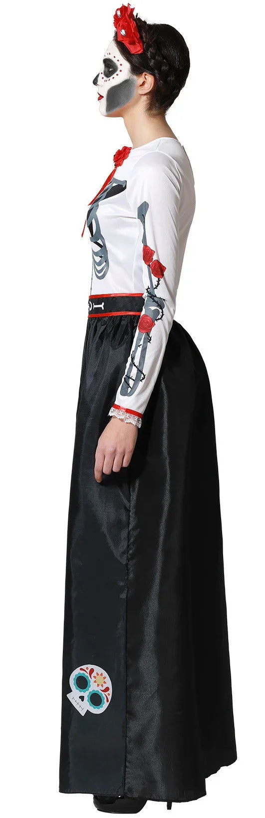 Disfraz de Catrina Esqueleto para Mujer Catrina Atosa