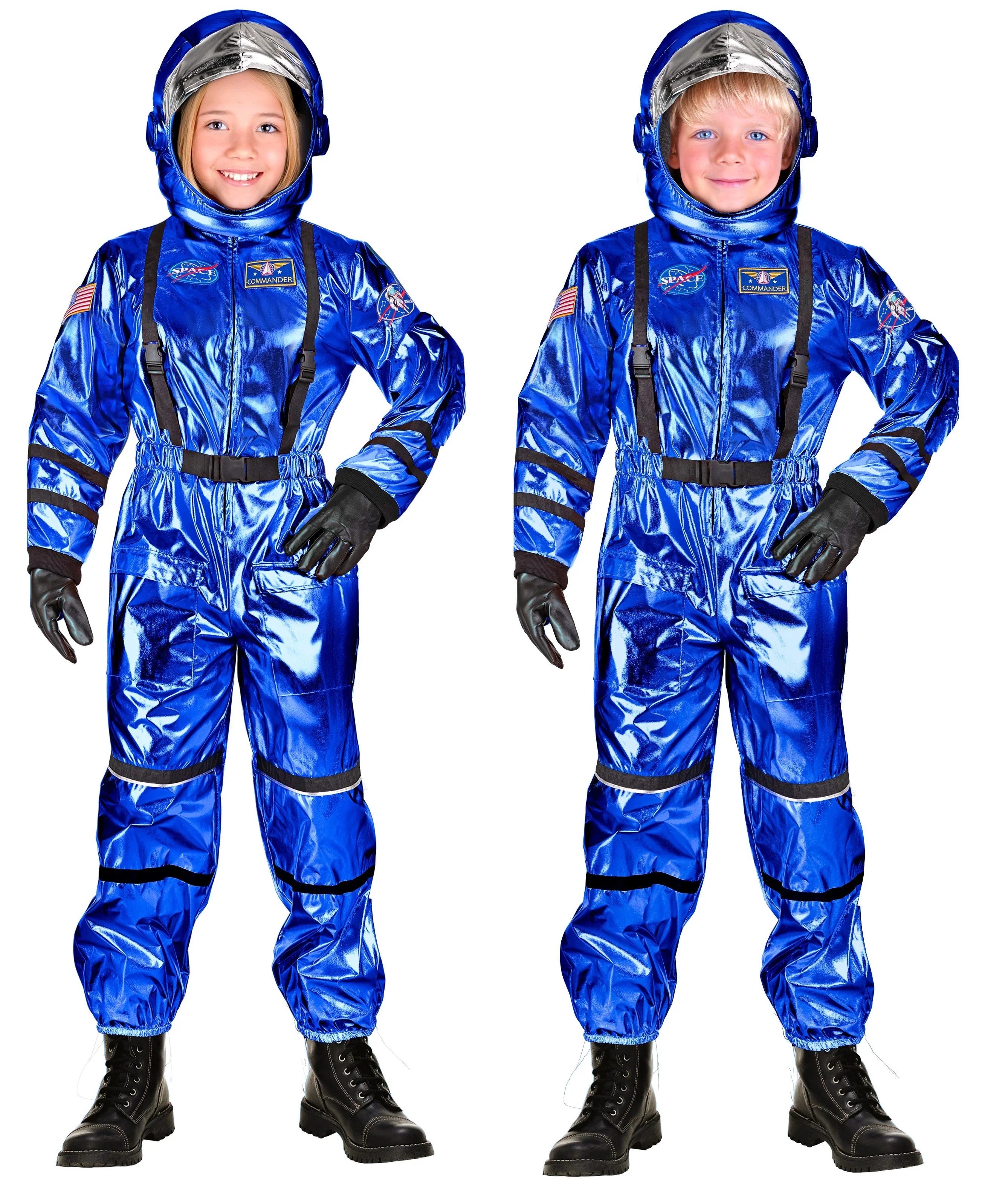 Disfraz de Astronauta Azul con Casco Infantil Astronautas Infantiles Widmann