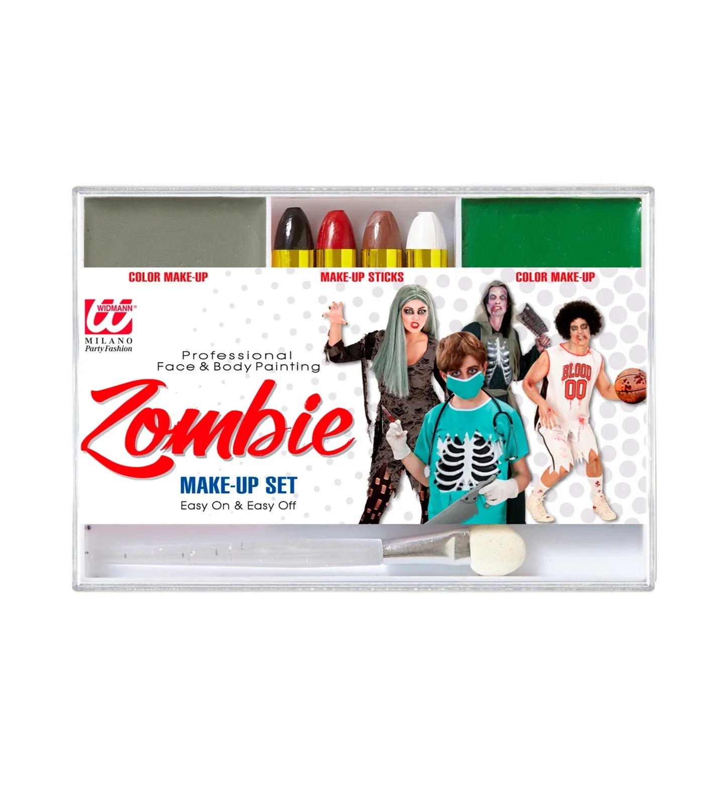 Set de Maquillaje de Zombie Kits de Maquillaje Widmann