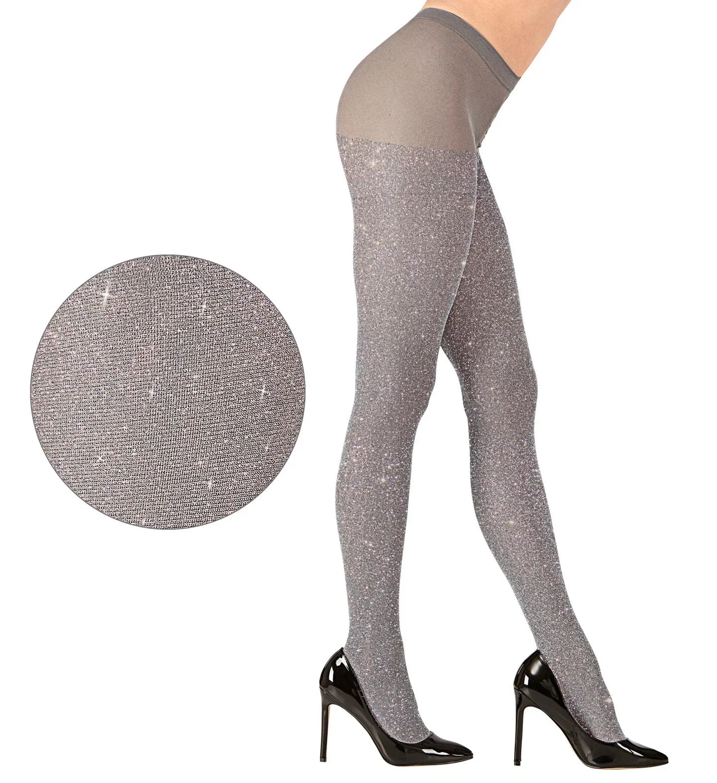 Pantys Plateados con Purpurina para Adulto Medias y Pantys Widmann