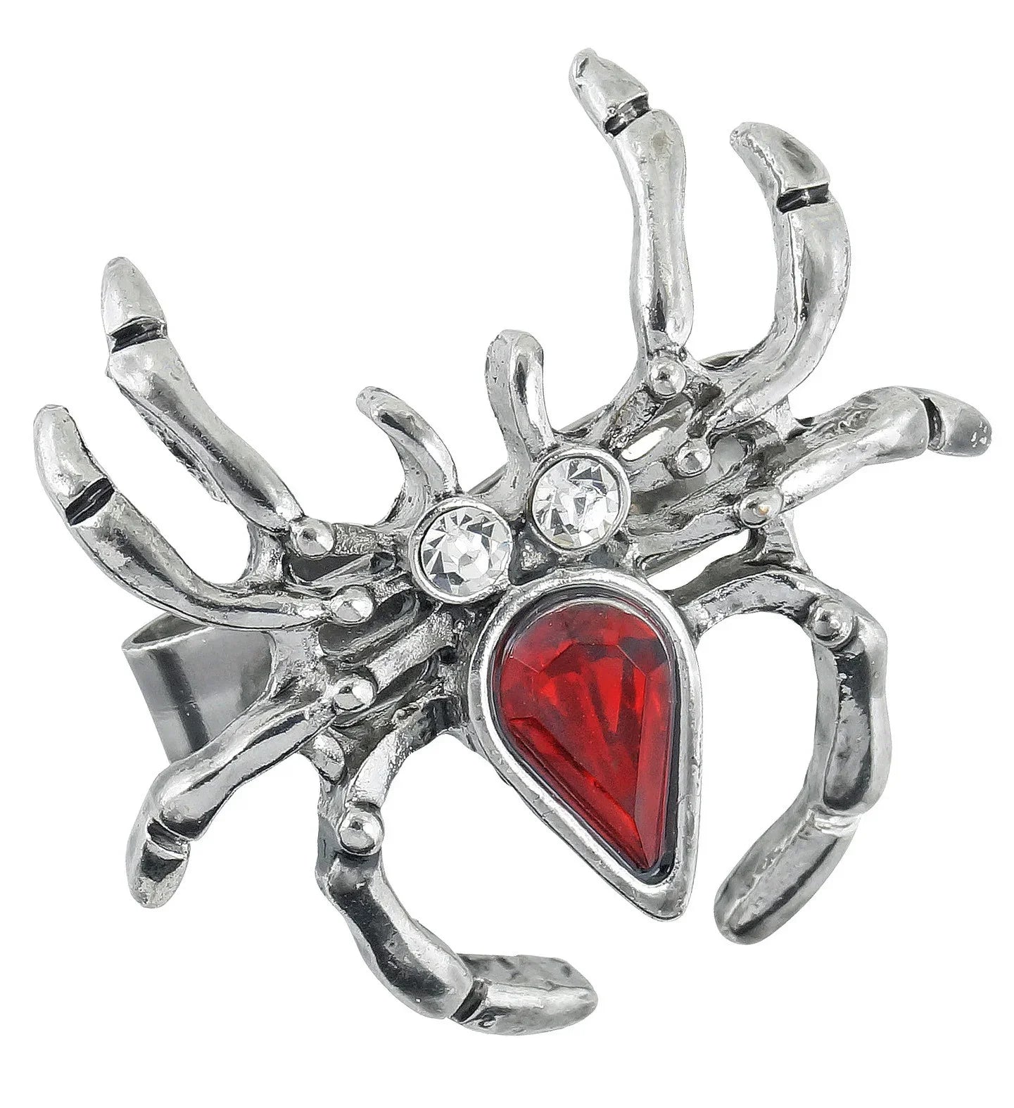 Anillo de Araña con Gema Roja Anillos Widmann
