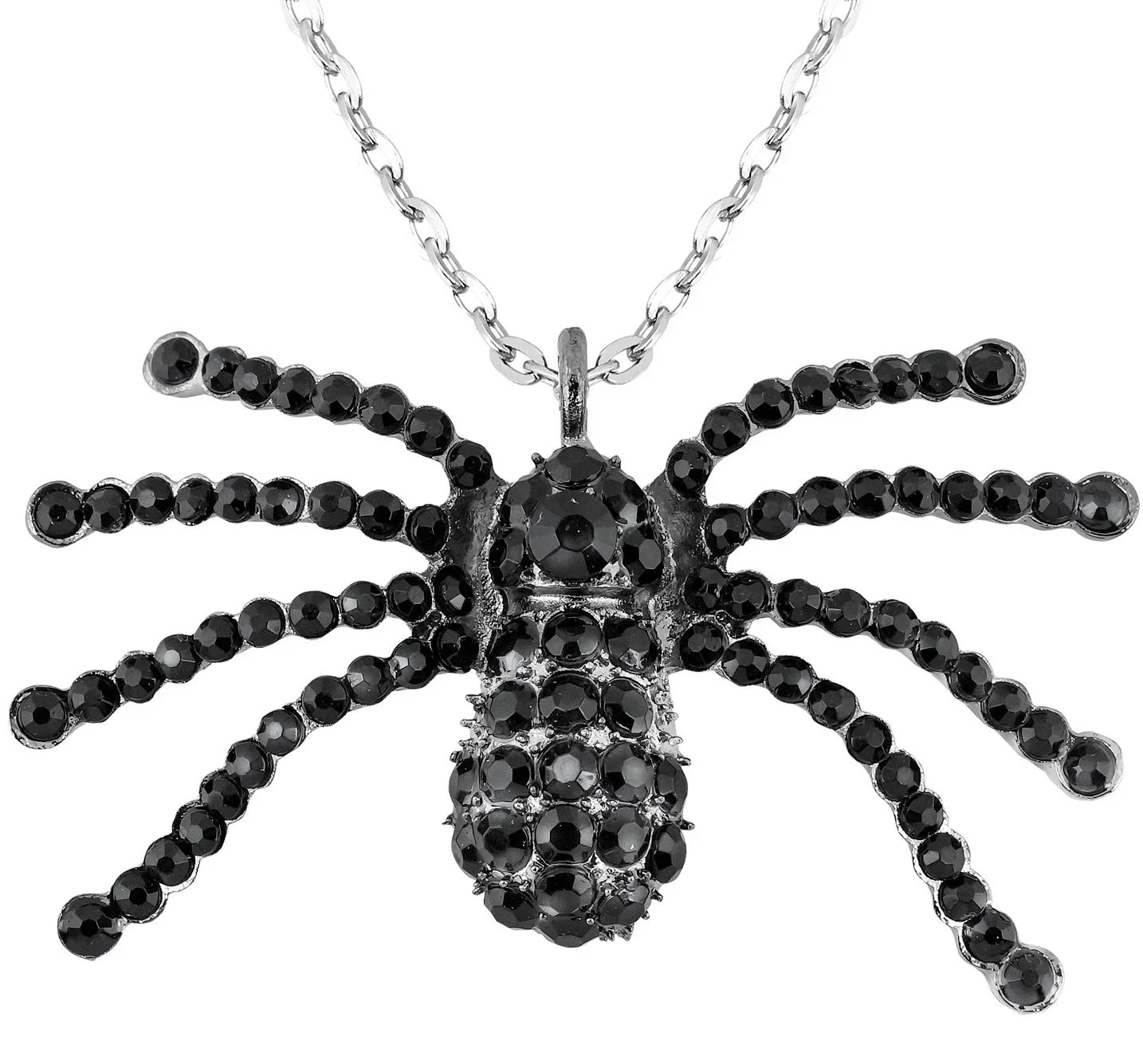 Collar con Araña con Pedrería Negra COMPLEMENTOS Widmann