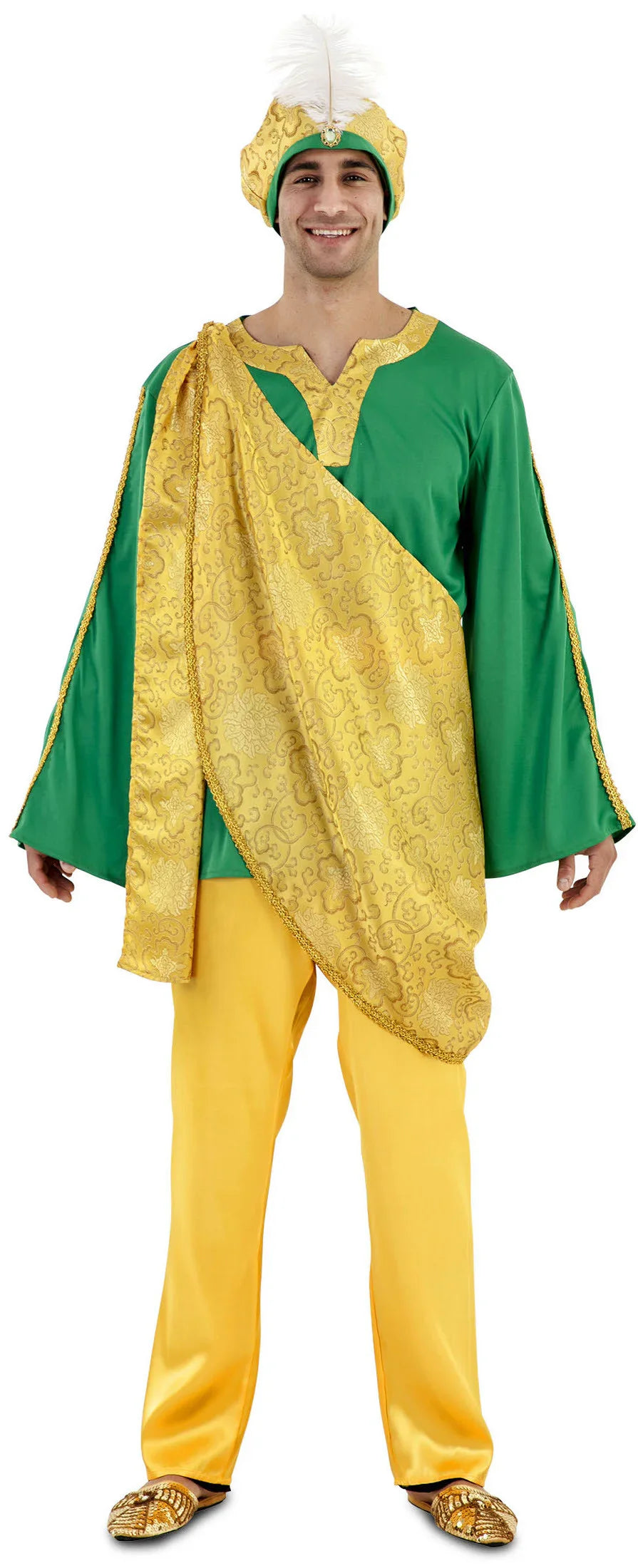 Disfraz de Paje Clásico Amarillo para Hombre Reyes Magos y Pajes EuroCarnavales
