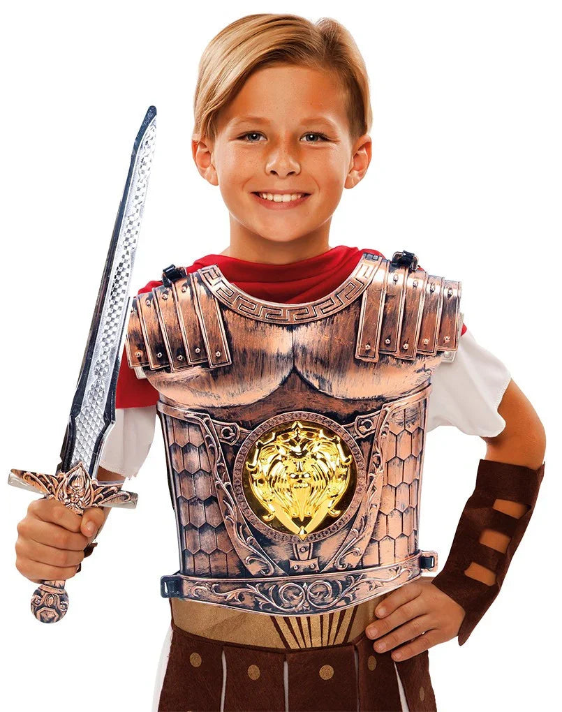 Armadura Romana con Espada Infantil Complementos Romanos y Griegos EuroCarnavales