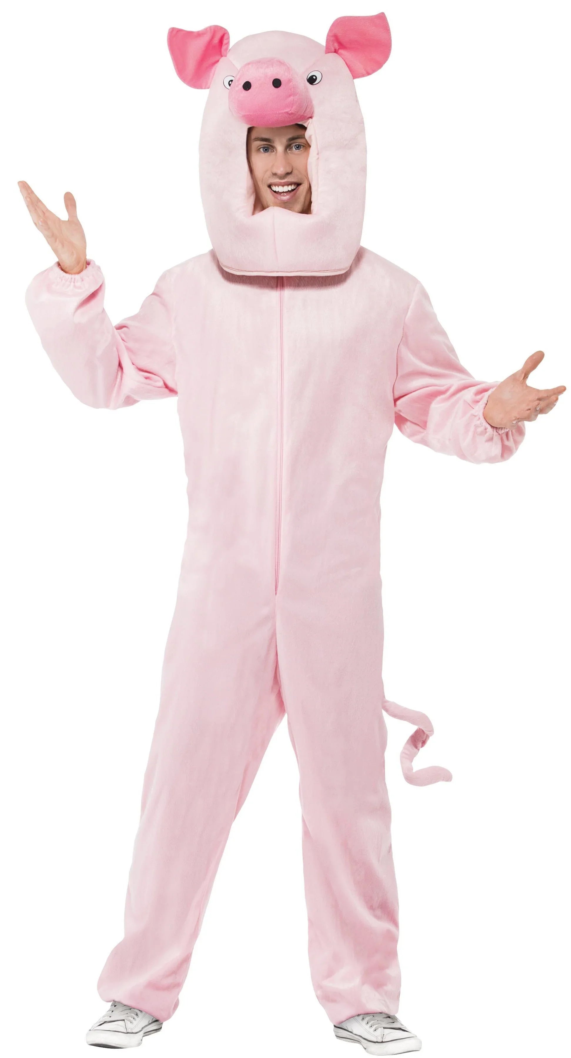 Disfraz de Cerdito Rosa para Hombre Cerdo Smiffys