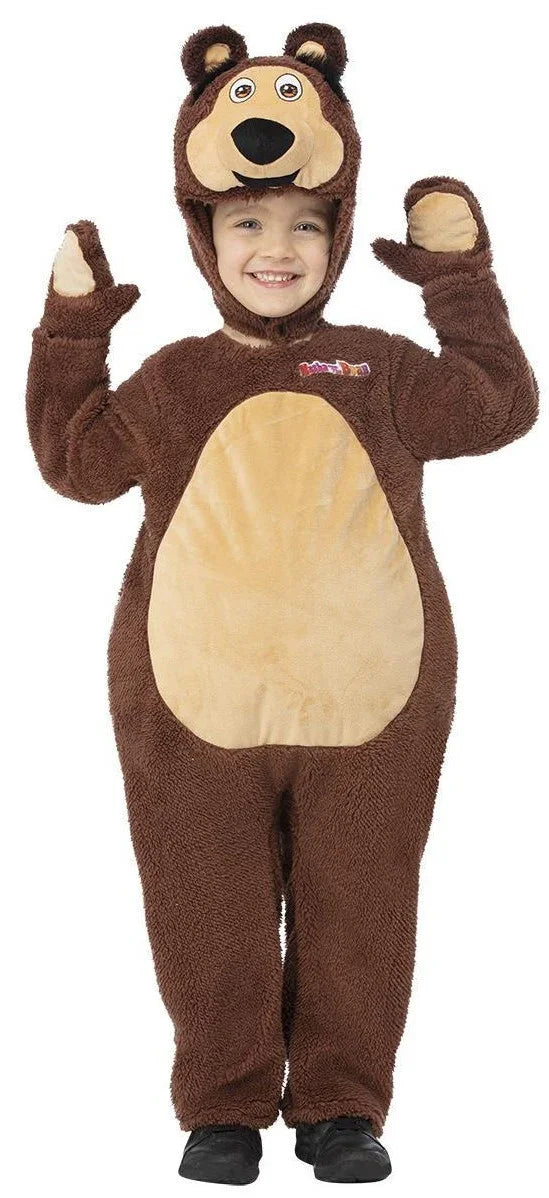 Disfraz de Oso de Masha y el Oso para Niño Cuentos y Dibujos Animados Smiffys