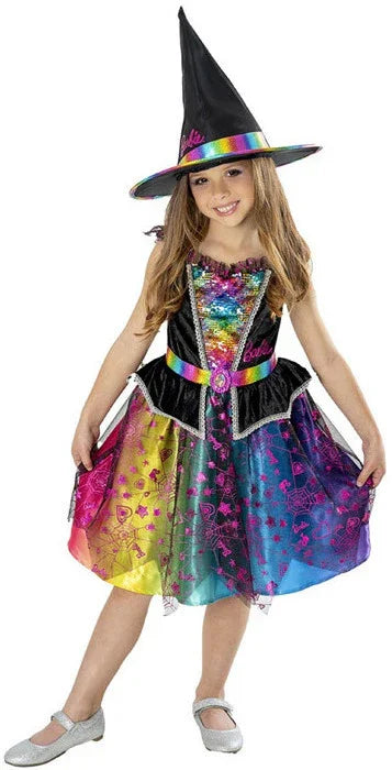 Disfraz de Bruja Barbie para Niña Brujas Rubies