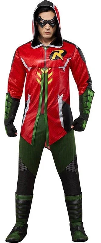 Disfraz de Robin Deluxe para Hombre Superhéroes Rubies