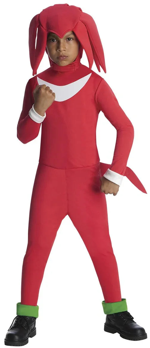 Disfraz de Knuckles Sonic para Niño Sonic Rubies