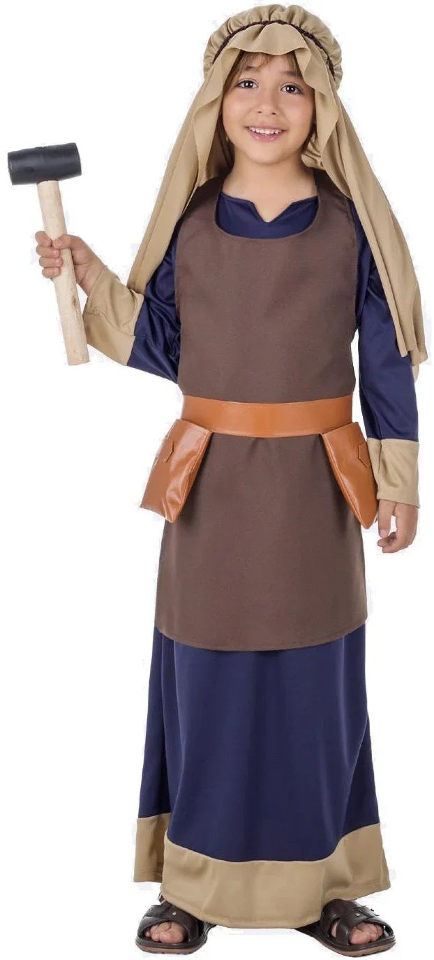 Disfraz de Artesano Hebreo para Niño Personajes del Belén Kimokawaii