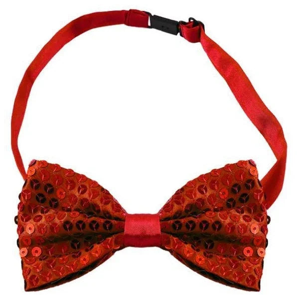 Pajarita de Lentejuelas Roja Corbatas, Pajaritas y Tirantes Partilandia