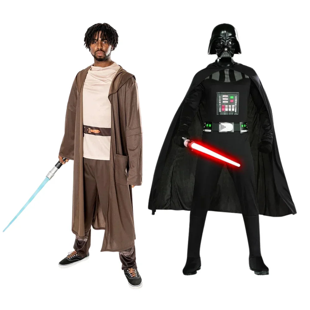 Disfraces en Pareja de Obi Wan Kenobi y Darth Vader Star Wars Disfraces Simon