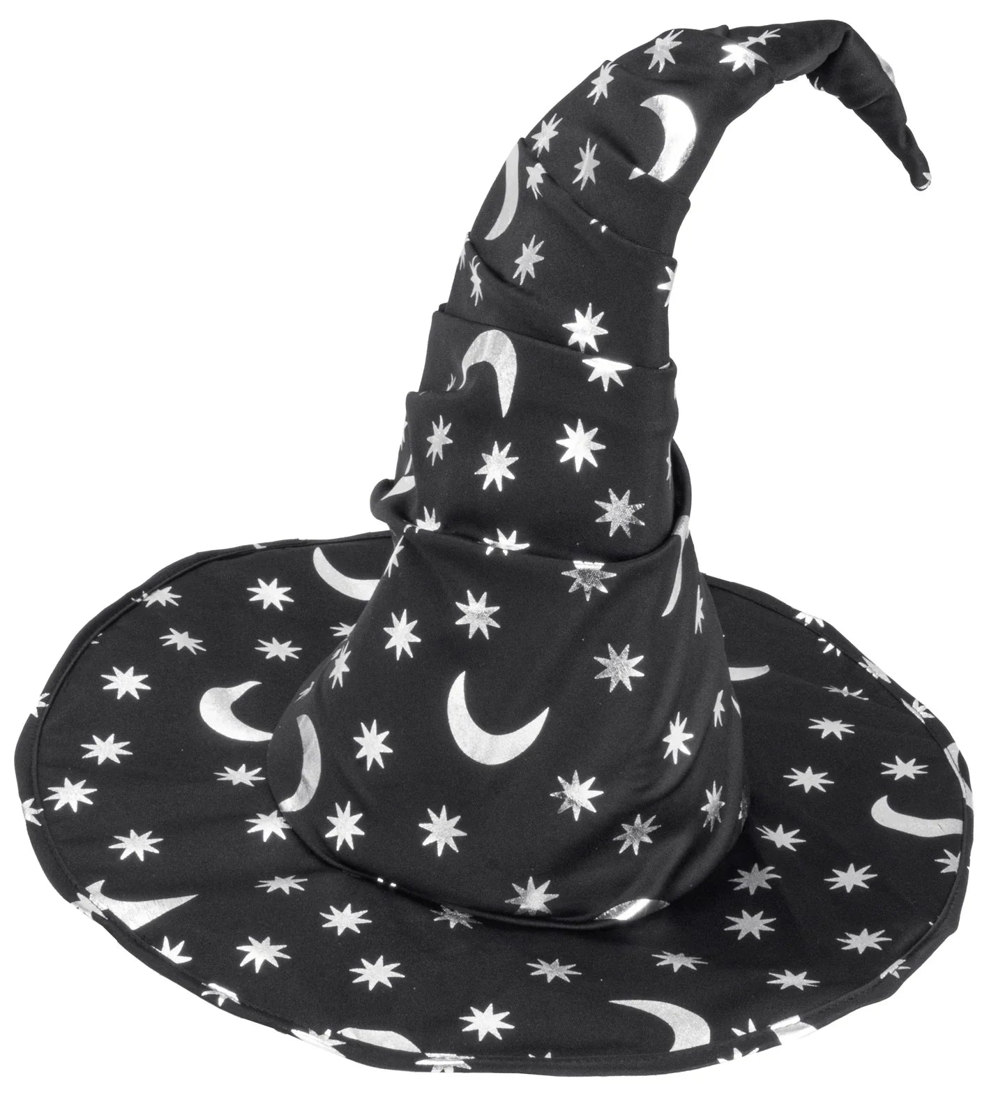 Sombrero de Bruja o Mago Infantil con Lunas y Estrellas Sombreros de Bruja Widmann
