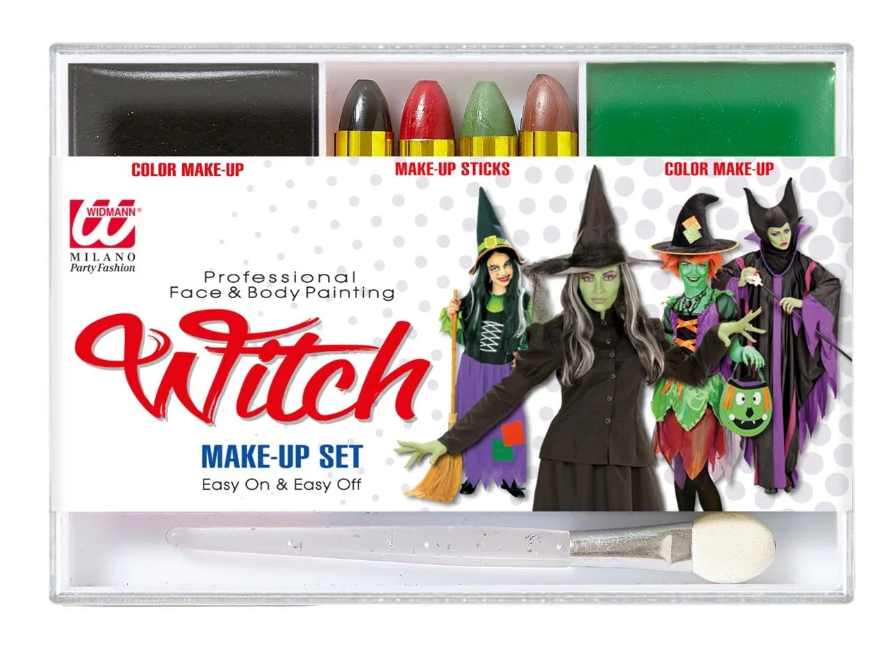 Set de Maquillaje de Bruja Kits de Maquillaje Widmann