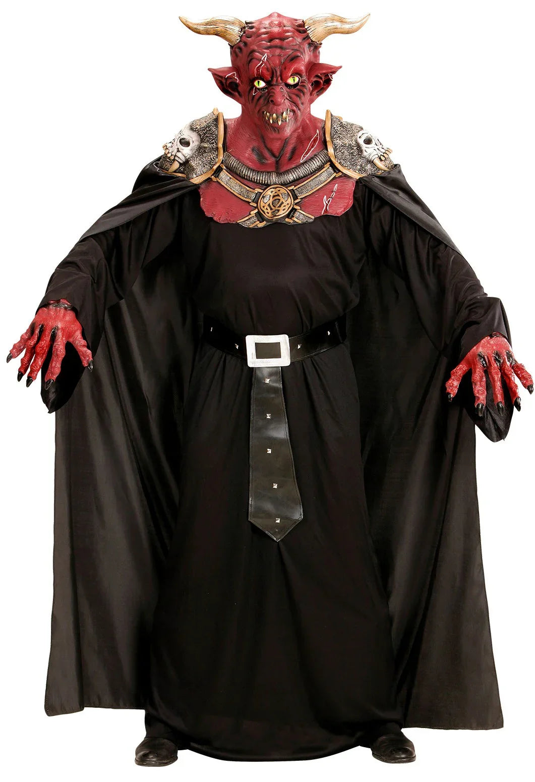 Disfraz de Guerrero Demoníaco con Máscara para Adulto Demonios Widmann