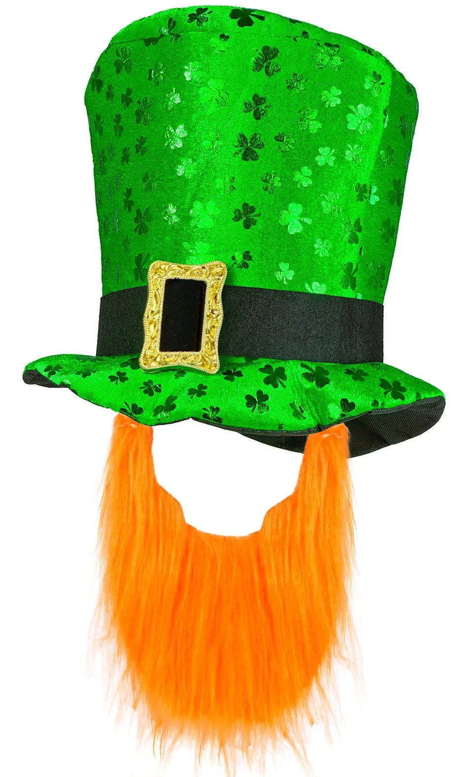 Gorro de San Patricio Verde con Barba Pelirroja San Patricio Widmann