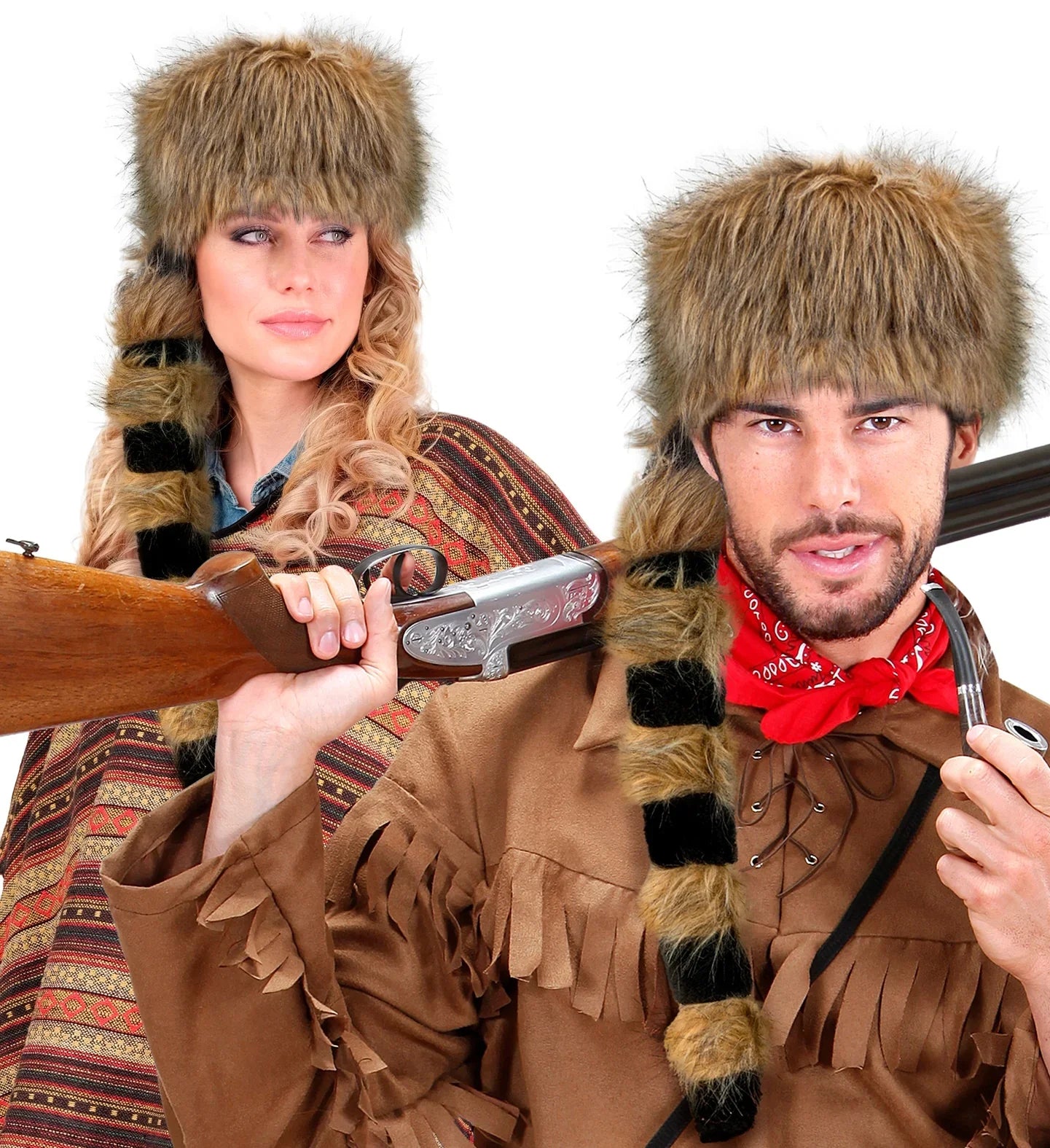 Gorro de Mapache de Trampero Americano Sombreros y Gorros Widmann