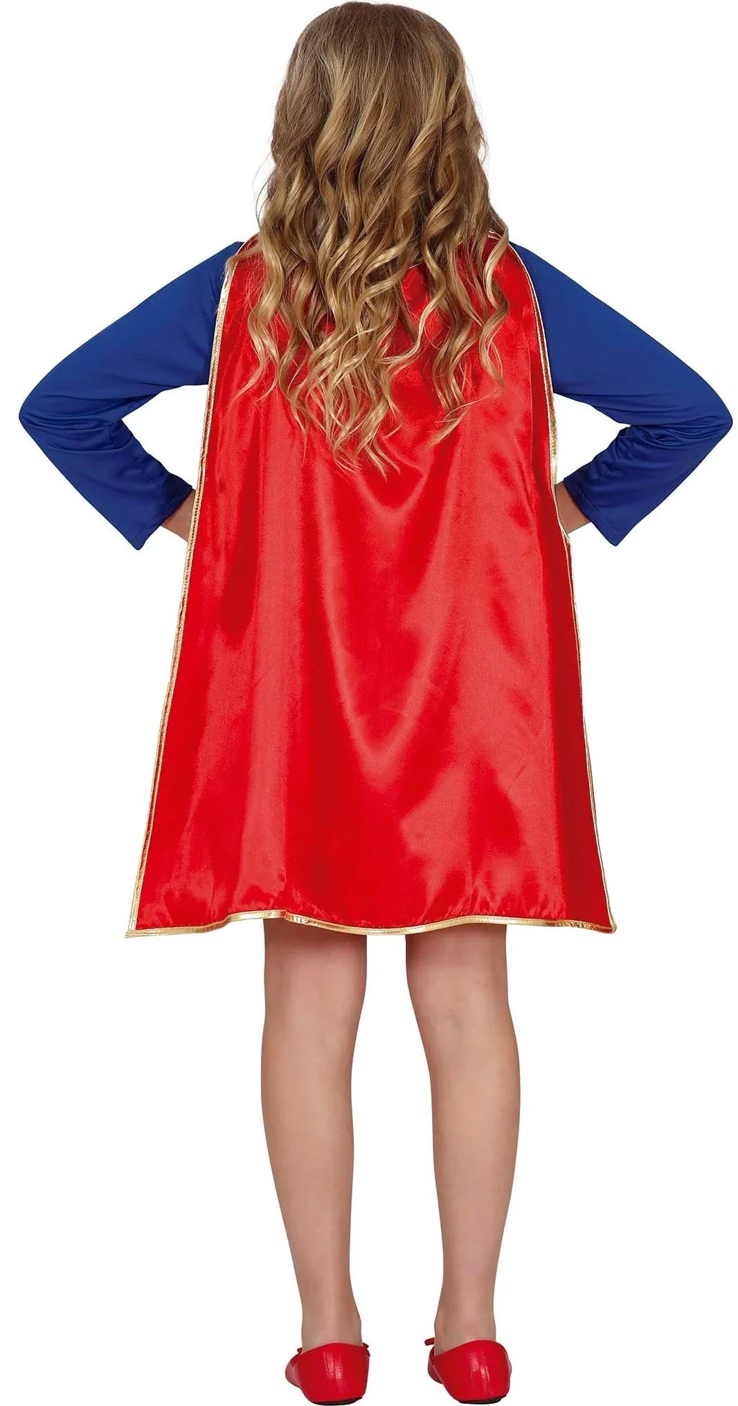 Disfraz de Super Niña con Capa Infantil Superman y Supergirl Guirca