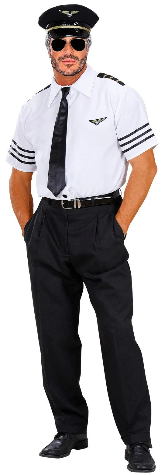 Kit de Disfraz de Piloto de Aviación para Adulto Pilotos y Aviadores Widmann
