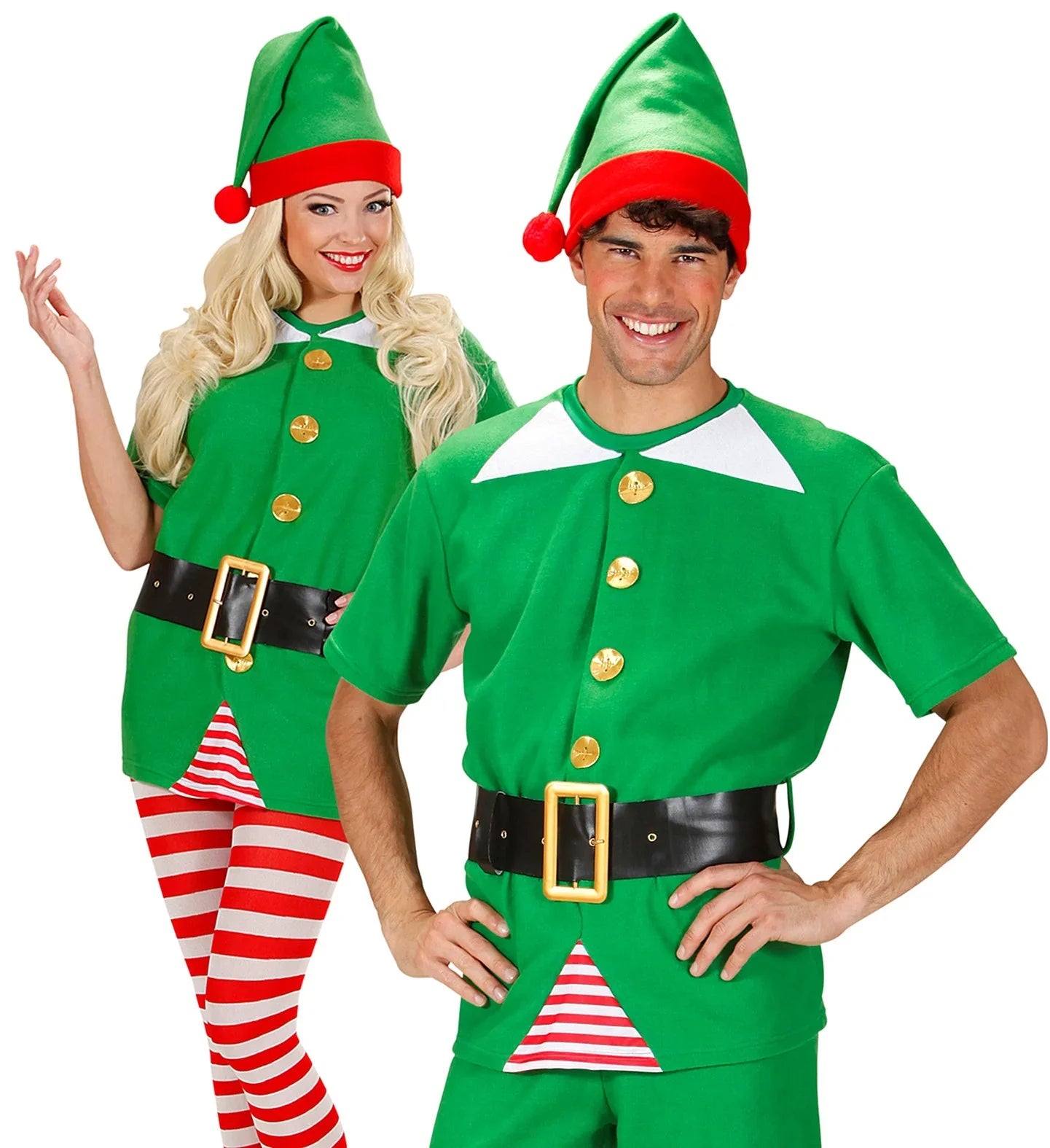 Disfraz de Elfo Ayudante de Papá Noel para Adulto Elfos Navideños Widmann