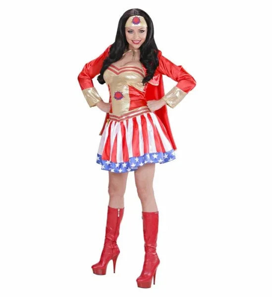 Disfraz de Super Hero Girl Adultos Widmann