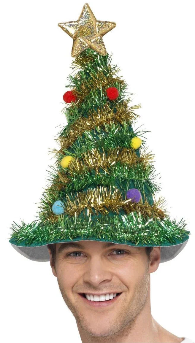 Gorro de Árbol de Navidad con Estrella Complementos Navidad Guirca