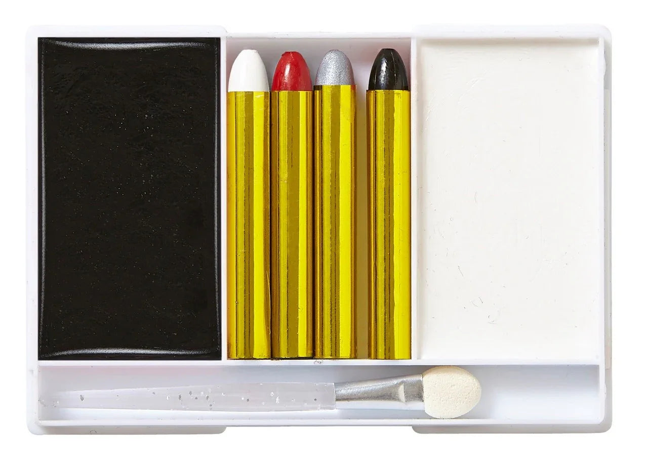 Set de Maquillaje Blanco y Negro Kits de Maquillaje Widmann